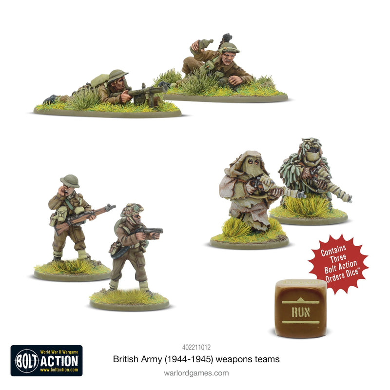 Bolt Action: British Army Weapons Teams