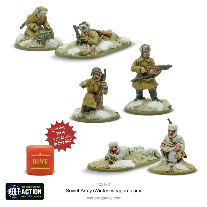 Bolt Action: Soviet Army Weapons Team (Winter)