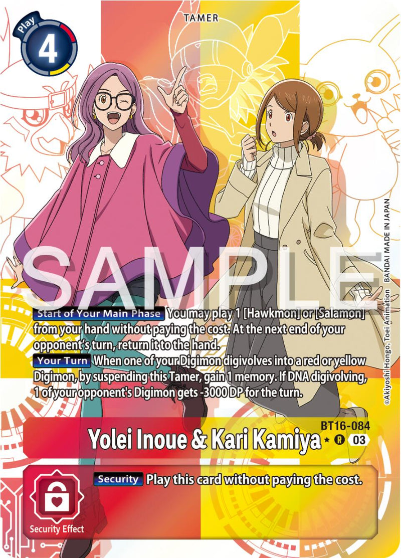 Yolei Inoue & Kari Kamiya [BT16-084] (Alternate Art) [Beginning Observer]