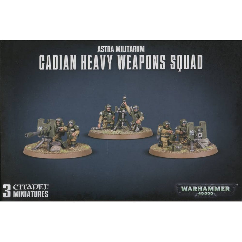 Warhammer 40,000: Astra Militarum - Cadian Heavy Weapons Squad