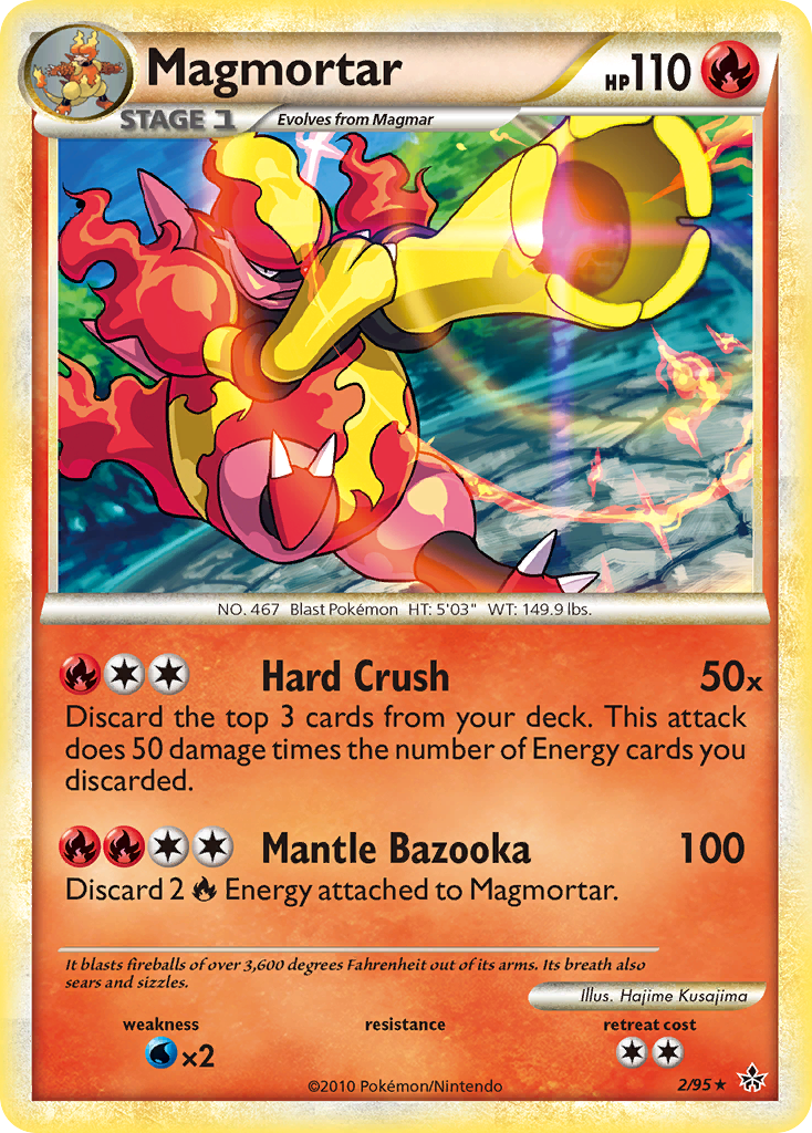 Magmortar (2/95) [HeartGold & SoulSilver: Unleashed]