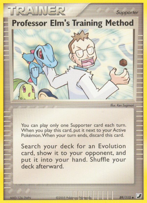 Professor Elm's Training Method (89/115) [EX: Unseen Forces]