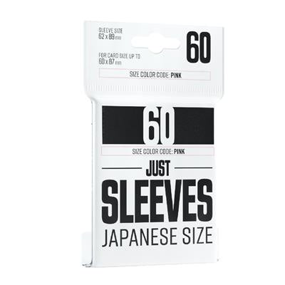 Just Sleeves - Japanese Size 60ct (Black)