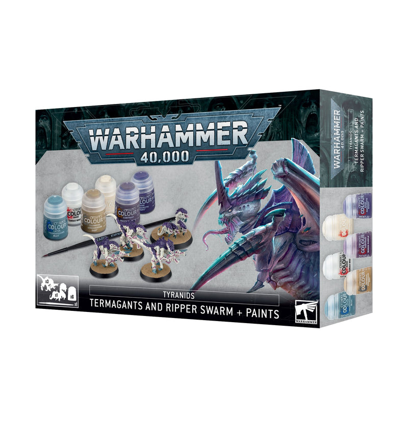 Warhammer 40,000 - Termagants and Ripper Swarm + Paint Set