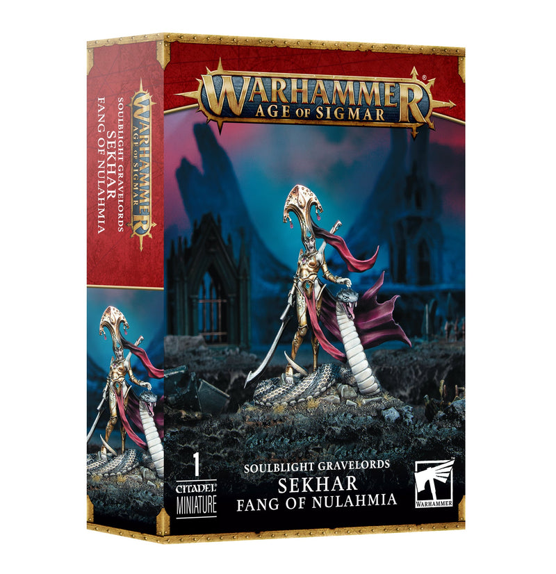 Age of Sigmar: Soulblight Gravelords - Sekhar Fang of Nulahmia [Pre-Order Releases 06-08-2024]