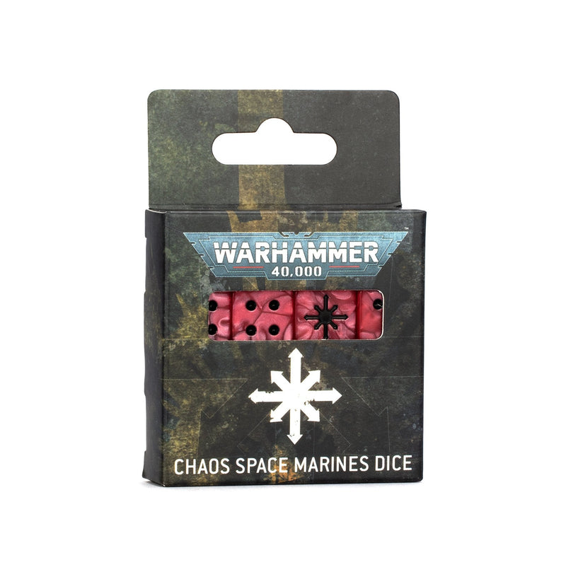 Warhammer 40,000: Chaos Space Marines - Dice Set [Pre-Order Releases 05-25-2024]