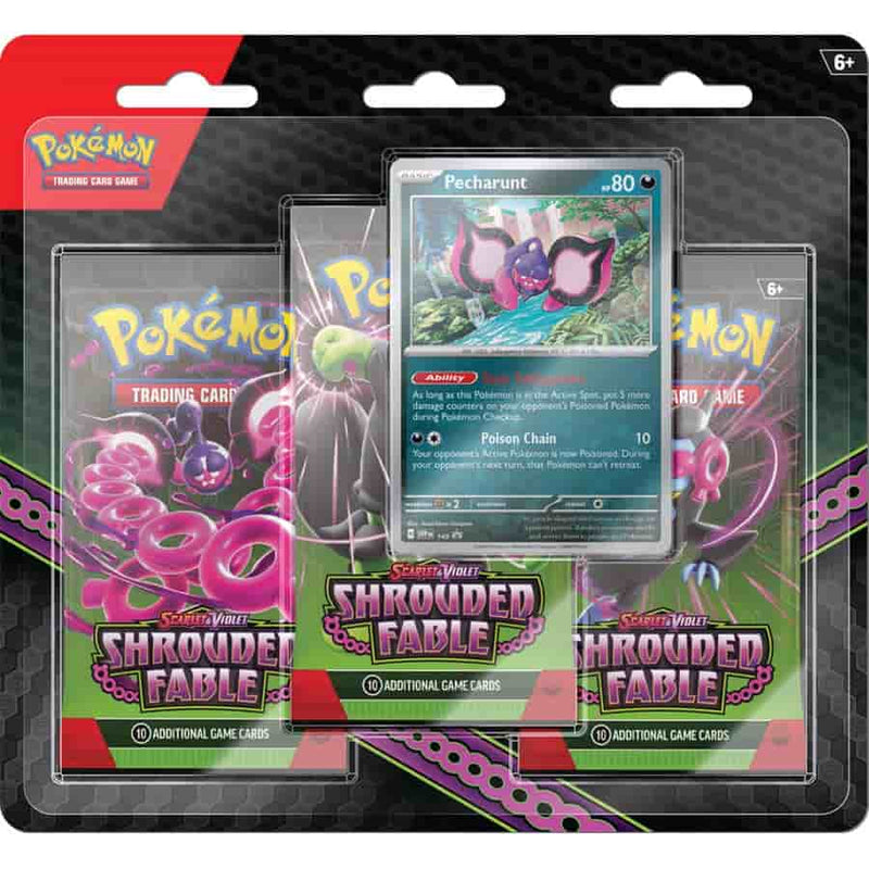 Scarlet & Violet: Shrouded Fable - 3-Pack Blister