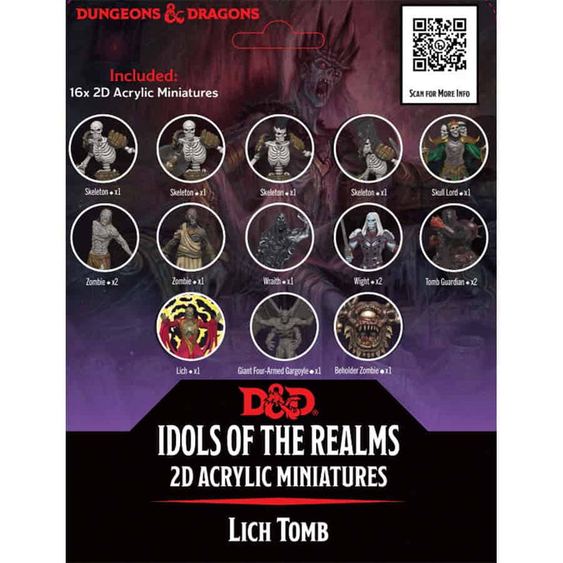 Dungeons and Dragons: Idols of the Realms - Lich Tomb 2D Miniature