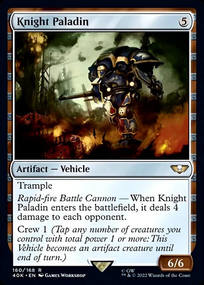 Knight Paladin (Surge Foil) [Warhammer 40,000]