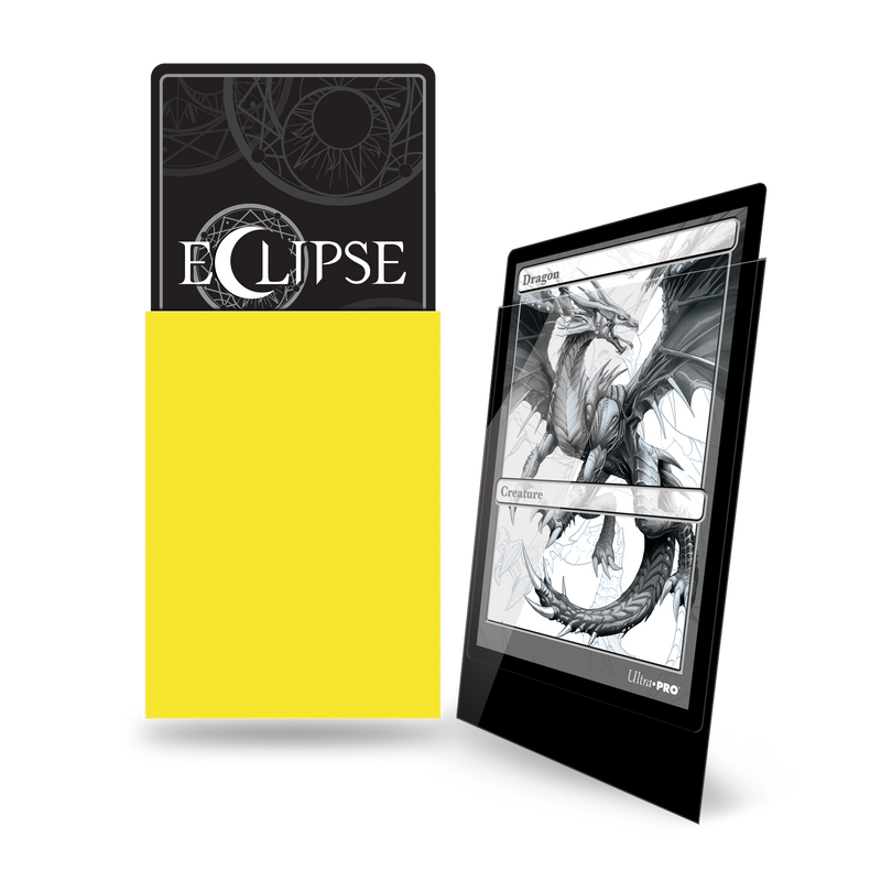 Ultra PRO: Standard 100ct Sleeves - Eclipse Gloss (Lemon Yellow)