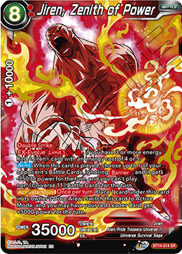 Jiren, Zenith of Power (BT14-014) [Cross Spirits]