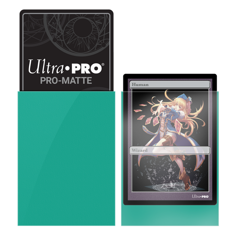 Ultra PRO: Small 60ct Sleeves - PRO-Matte (Aqua)