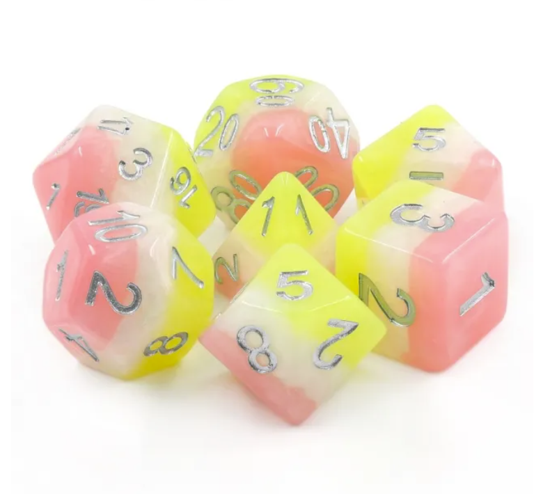 A&H Dice: Posey - Poly 7 Die Set