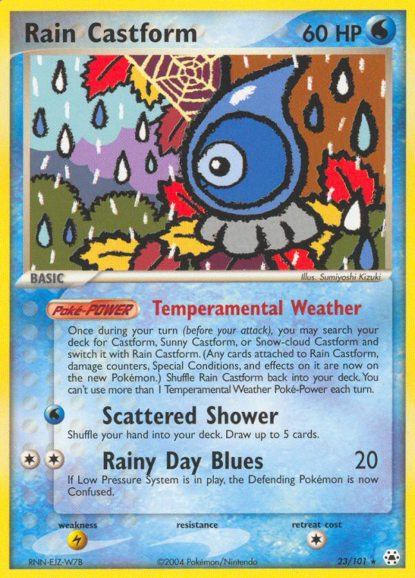 Rain Castform (23/101) [EX: Hidden Legends]