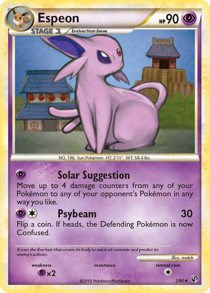 Espeon (2/90) [HeartGold & SoulSilver: Undaunted]