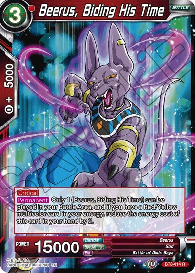 Beerus, Biding His Time [BT8-014]