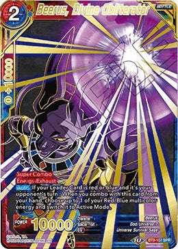 Beerus, Divine Obliterator (SPR) [BT9-107]