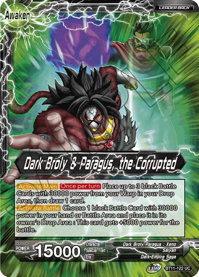 Dark Broly & Paragus // Dark Broly & Paragus, the Corrupted [BT11-122]
