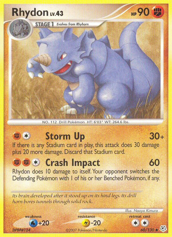 Rhydon (60/130) [Diamond & Pearl: Base Set]