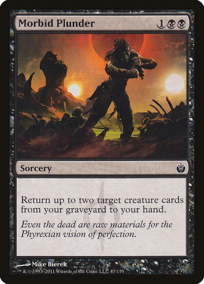 Morbid Plunder [Mirrodin Besieged]