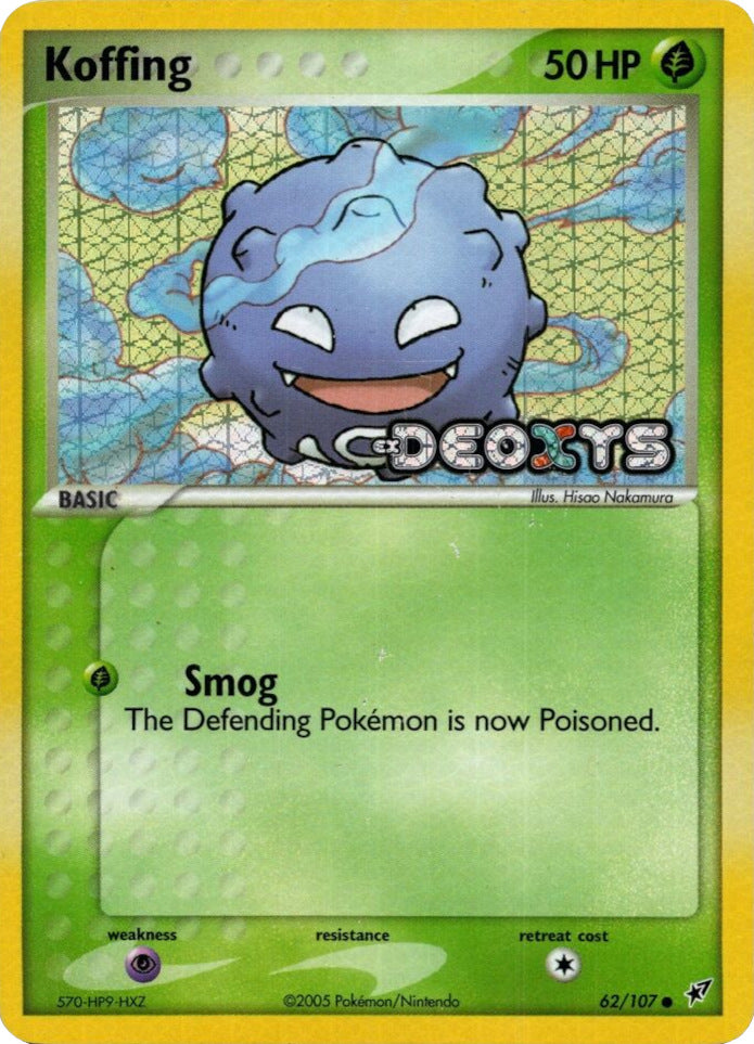 Koffing (62/107) (Stamped) [EX: Deoxys]