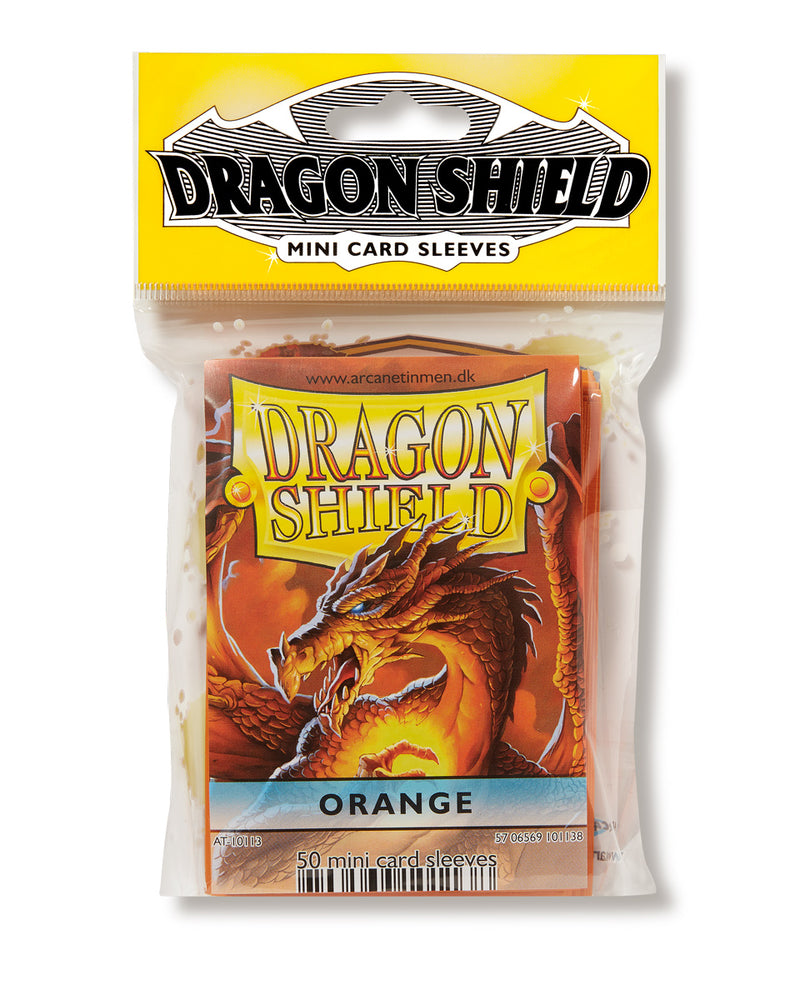 Dragon Shield: Japanese Size 50ct Sleeves - Orange (Classic)