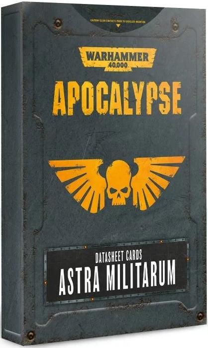 Warhammer 40,000: Apocalypse - Datasheet Cards (Astra Militarum)