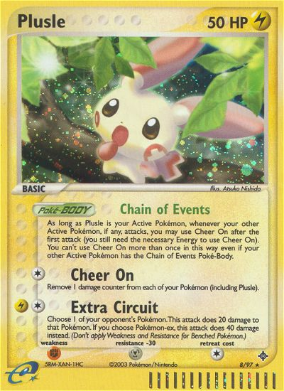 Plusle (8/97) [EX: Dragon]