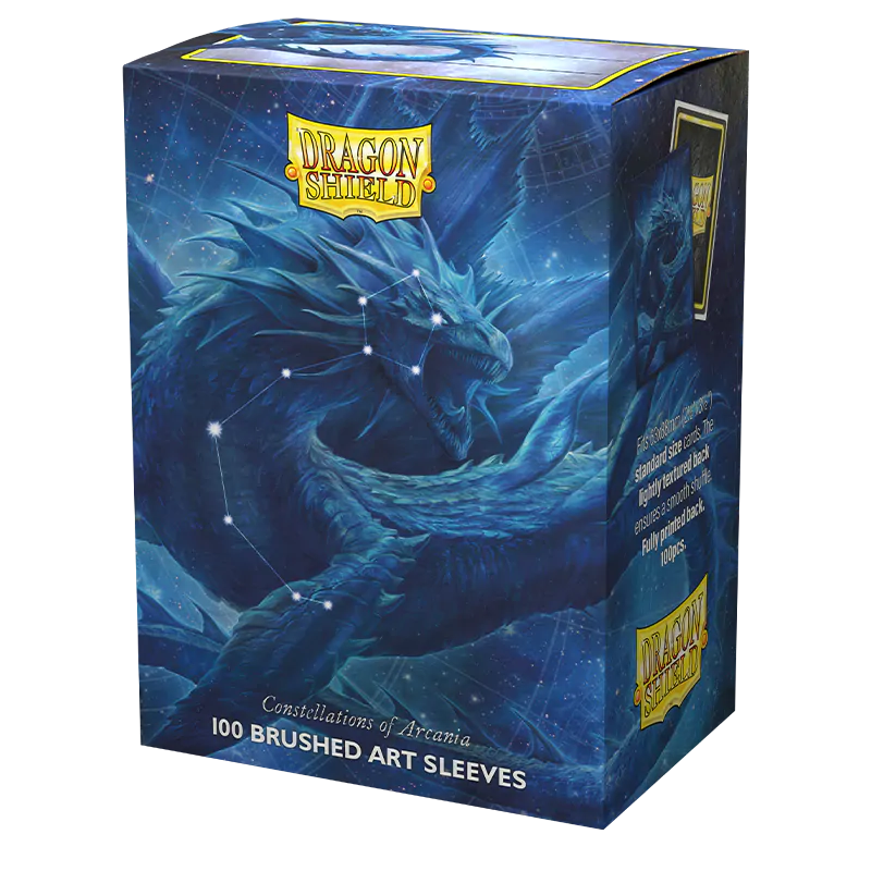 Dragon Shield: Standard 100ct Brushed Art Sleeves - Drasmorx (Constellations of Arcania)