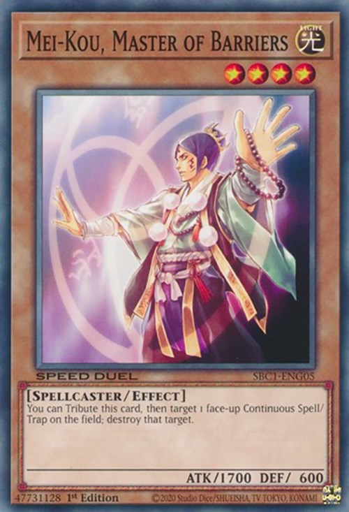 Mei-Kou, Master of Barriers [SBC1-ENG05] Common