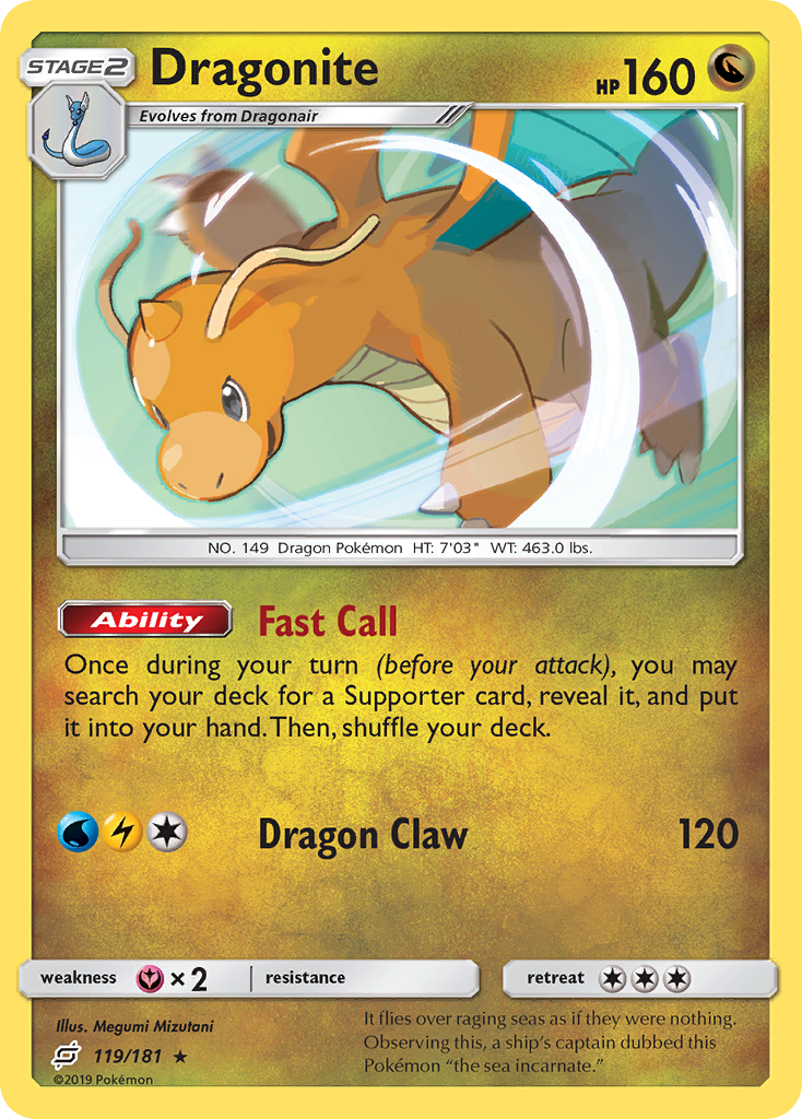 Dragonite (119/181) [Sun & Moon: Team Up]