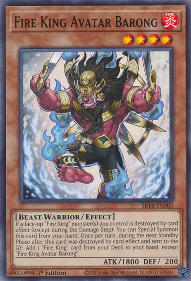 Fire King Avatar Barong [SR14-EN005] Common