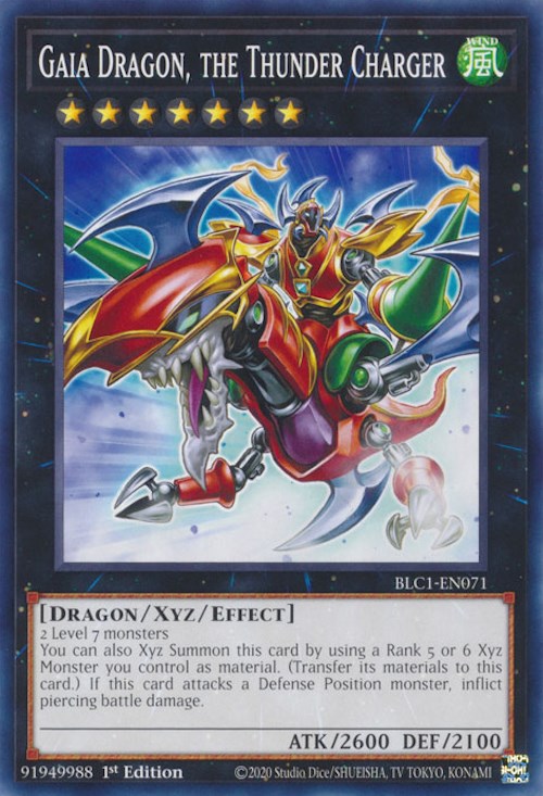 Gaia Dragon, the Thunder Charger [BLC1-EN071] Common