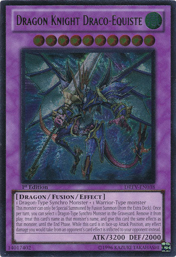 Dragon Knight Draco-Equiste [DREV-EN038] Ultimate Rare