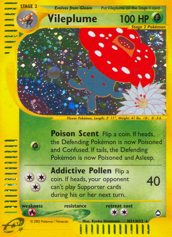 Vileplume (H31/H32) [Aquapolis]