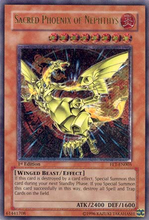 Sacred Phoenix of Nephthys [FET-EN005] Ultimate Rare