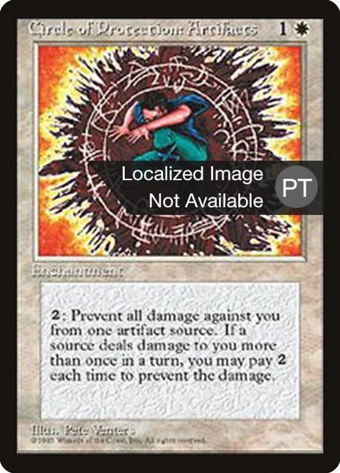 Circle of Protection: Artifacts [Fourth Edition (Foreign Black Border)]