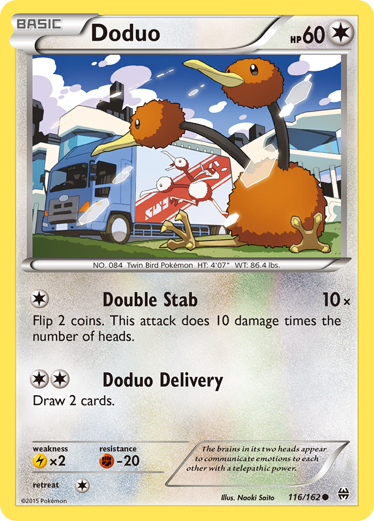 Doduo (116/162) [XY: BREAKthrough]