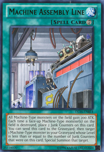 Machine Assembly Line (Green) [DL16-EN014] Rare