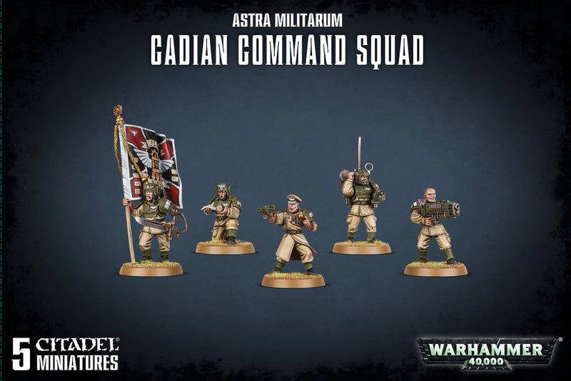 Warhammer 40,000: Astra Militarum - Cadian Command Squad