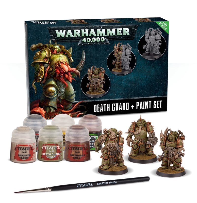 Warhammer 40,000: Death Guard + Paint Set