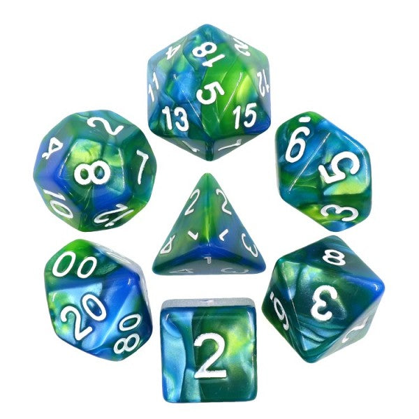 A&H Dice: Earthly Prisms - Poly 7 Die Set