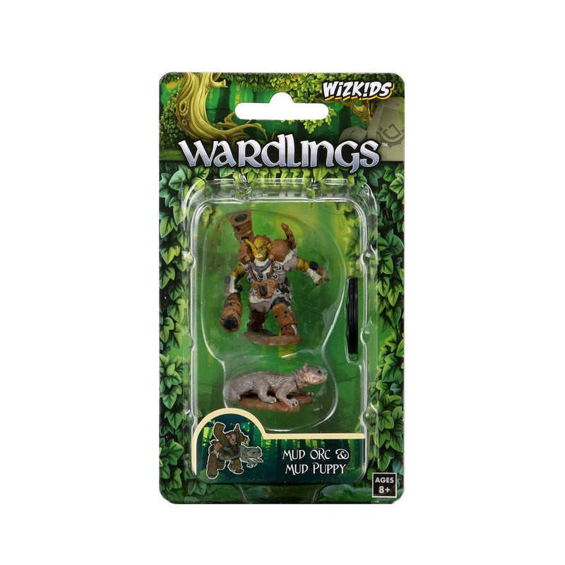 Wizkids: Wardlings Prepainted Miniatures - Mud Orc & Mud Puppy
