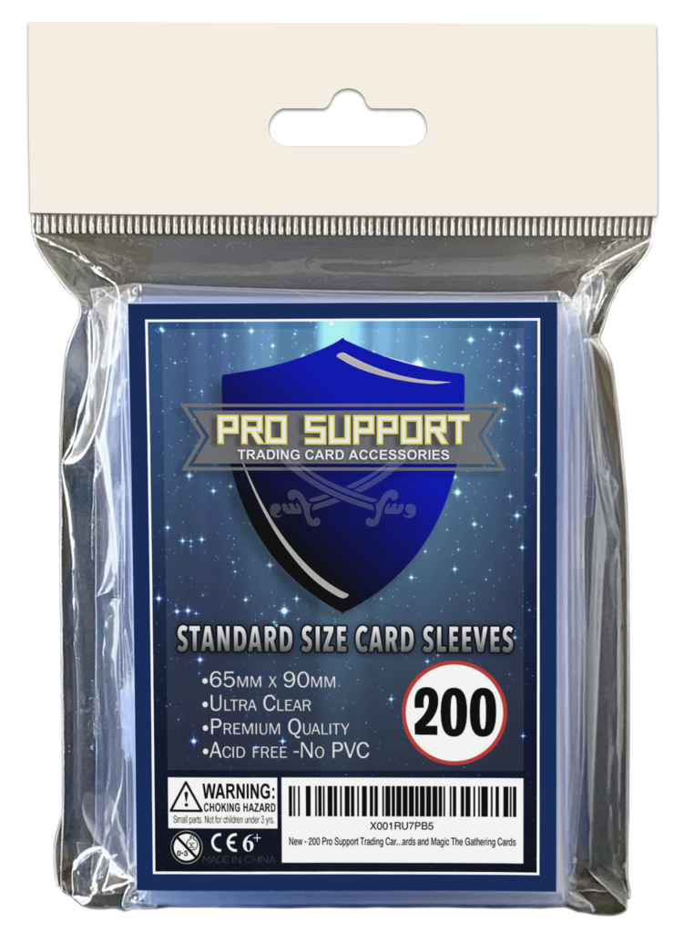 Pro Support: Clear "Penny" Sleeves - 200ct