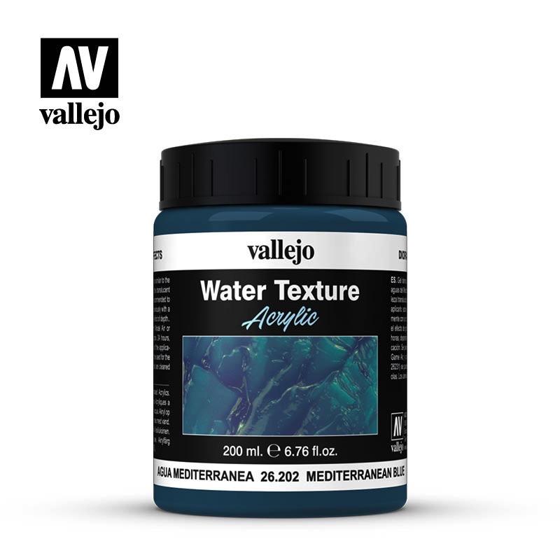 Vallejo: Water Texture - Mediterranean Blue