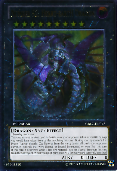 Number 92: Heart-eartH Dragon [CBLZ-EN045] Ultimate Rare