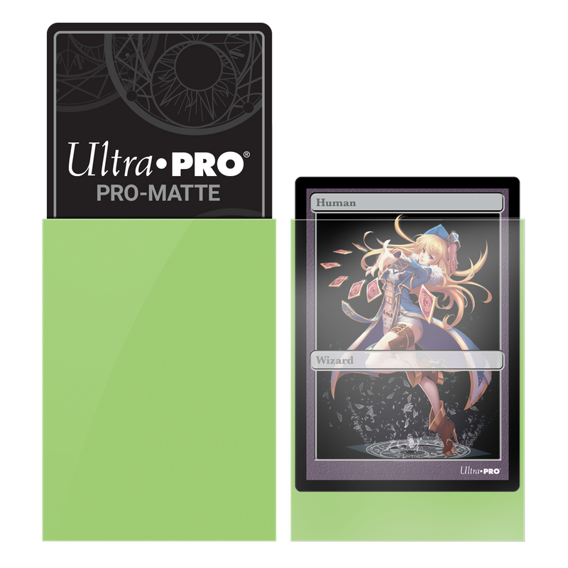 Ultra PRO: Small 60ct Sleeves - PRO-Matte (Lime Green)