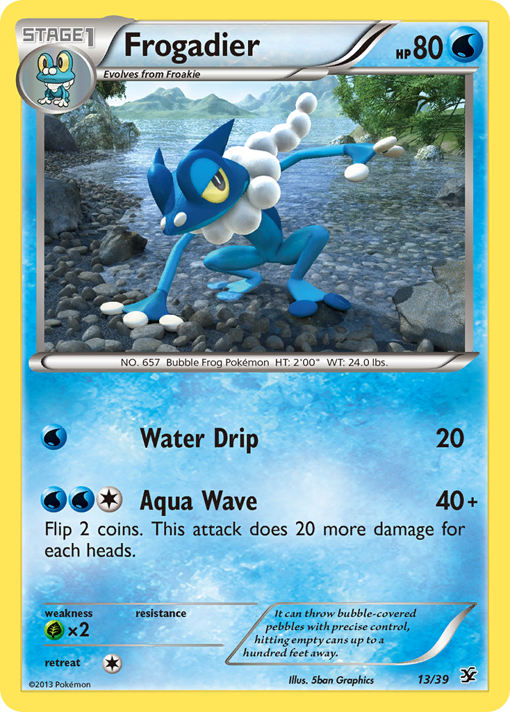 Frogadier (13/39) [XY: Kalos Starter Set]