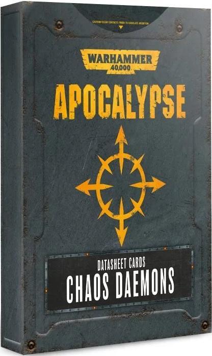 Warhammer 40,000: Apocalypse - Datasheet Cards (Chaos Daemons)