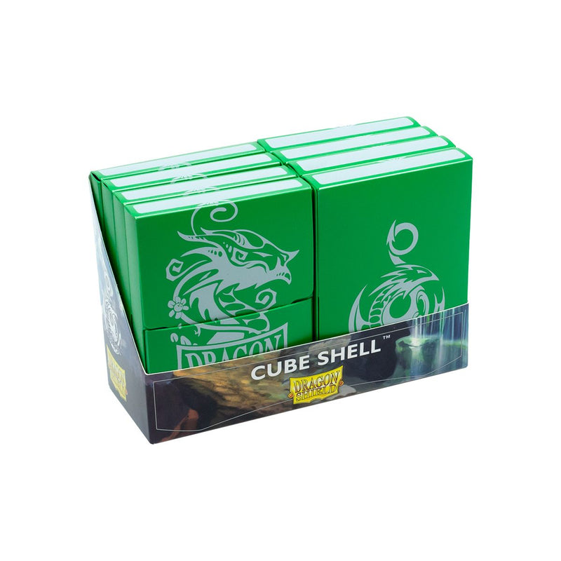 Dragon Shield: Cube Shell Display - Green